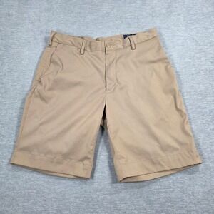 Polo Ralph Lauren Performance Stretch Classic Fit Shorts Khaki Tan Mens 32